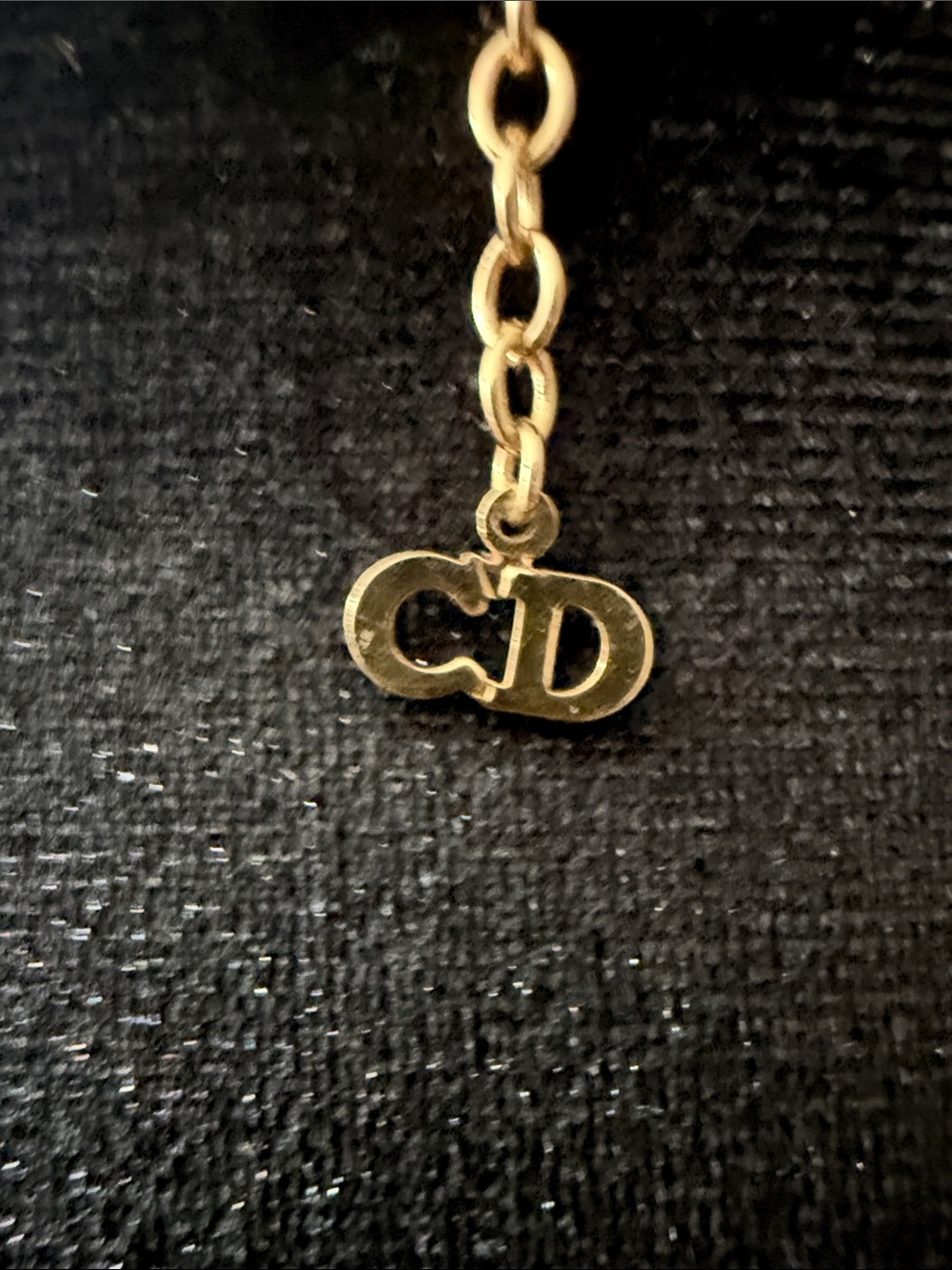 Christian Dior Germany Dolphin Necklace Vintage Gold Tone - Picture 6 of 8
